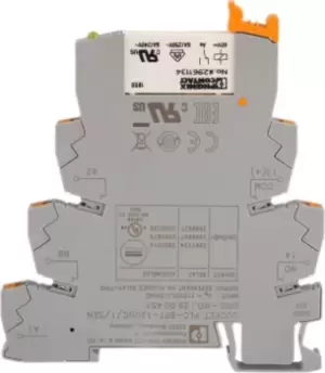Image of Phoenix Contact PLC-RPT-120UC/ 1AU/SEN Series, 110V ac/dc SPNO Interface Relay Module, Surface Mount Terminal, DIN