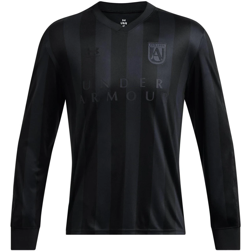 Image of Under Armour Mens Terrace Long-Sleeve Performance T-Shirt Black male S