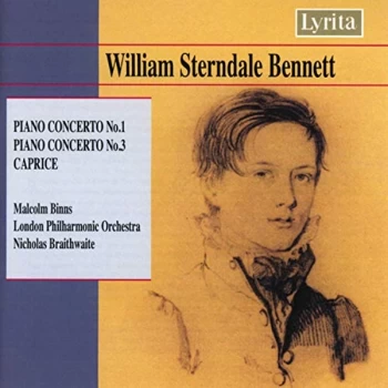 Image of Bennett, Sir William Sterndale - Piano Concertos Nos. 1 and 3 (Braithwaite, Lpo, Binns) CD