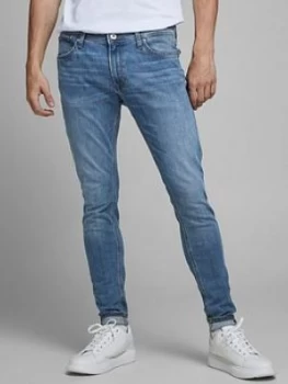 image of Jack & Jones Tom Organic Skinny Fit Jeans - Blue Denim