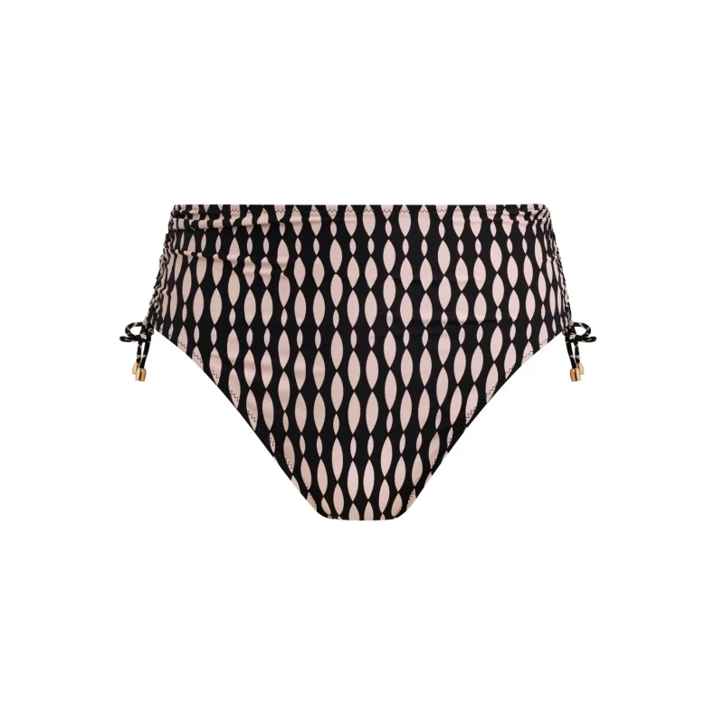 Image of Womens high waist swimsuit bottom Fantasie Shell Bay Noir Female 2XL
