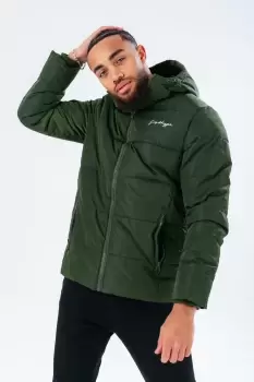 image of HYPE GREEN LUXE PADDED mens JACKET