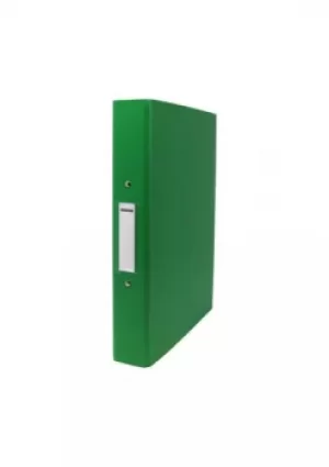 image of ValueX Ring Binder Polypropylene 2 O-Ring A4 19mm Rings Green