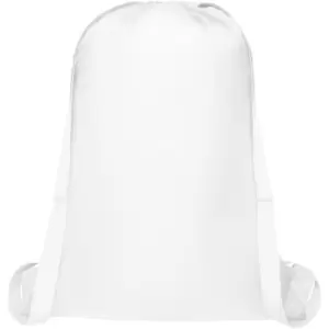Image of Bullet Nadi Mesh Drawstring Bag (One Size) (White)