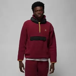 Image of Jordan M J Essential Statement Fleece Winter Hoody, Cherrywood Red/Black/Taxi/Taxi, Male, Hoodies, DV1582-680