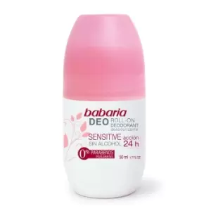 image of Babaria Sensitive Action Roll On Deodorant 50ml