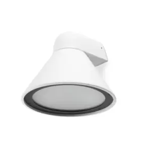 image of Pals Down Lighter Outdoor Wall Light White, E27, IP65