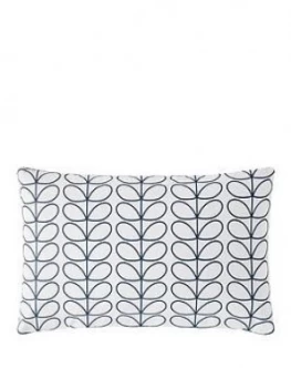 image of Orla Kiely House Linear Stem Pillowcase Pair - Blue