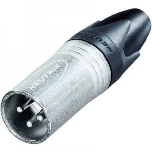 Neutrik NC3MXX XLR connector Plug, straight Number of pins: 3 Silver