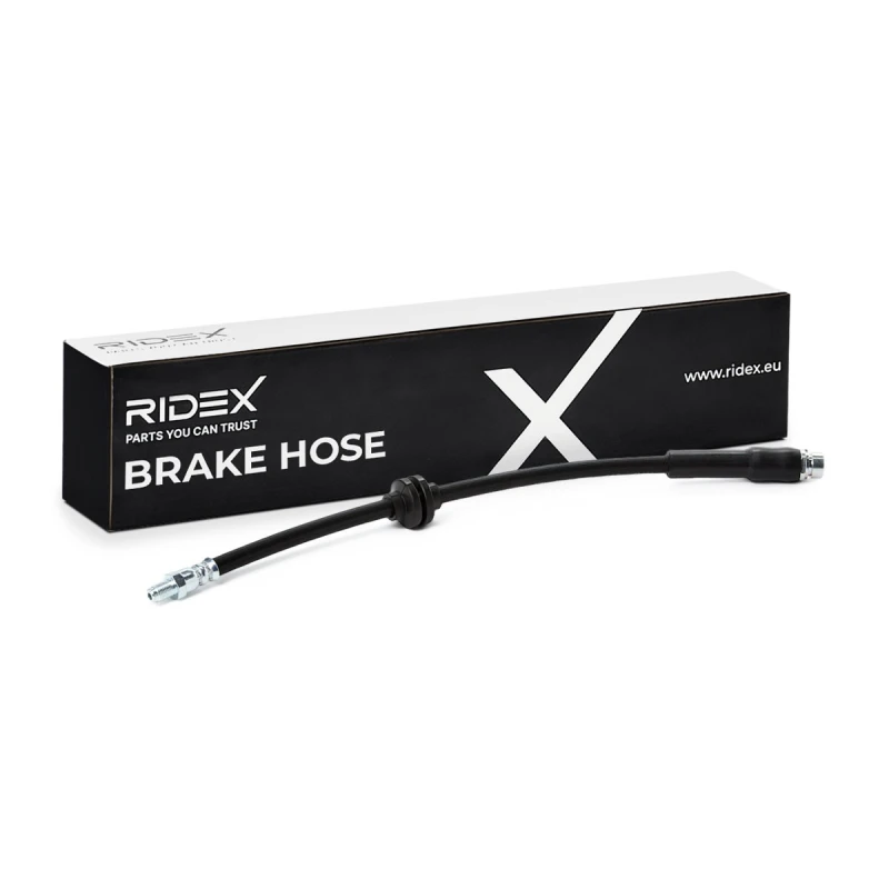 Image of RIDEX 83B1637 Brake Hose Rear Axle Brake Hose (83)