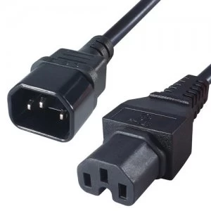 Image of DP Building Systems 27-0329 power cable Black 2m C14 coupler C15 coupler