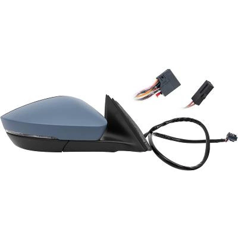 Image of DIEDERICHS 7842224 Wing mirror Right, Electronically foldable, primed Outside Mirror (50)