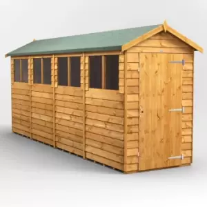 Image of 16X4 Power Overlap Apex Shed