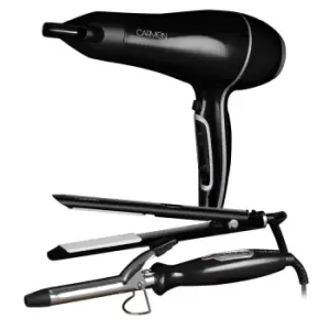 image of Carmen 3 in 1 C85039 Hair Styling Set 1000W Hair Dryer