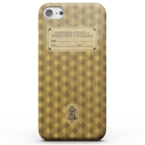 Image of Harry Potter Hufflepuff Text Book Phone Case for iPhone and Android - iPhone 5/5s - Snap Case - Gloss