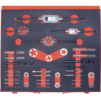 Image of M2-M16 37-Pce HSS Threading Set in Case - Sherwood