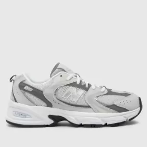 Image of New Balance Light Grey 530 Youth Trainers