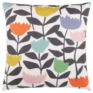 image of Tulipa Floral Abstract Cushion