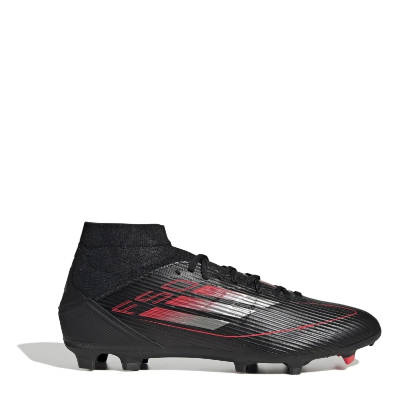 Image of adidas F50 League Firm Ground Football Boots Black/Iron/Red male 7.5 (41.3)