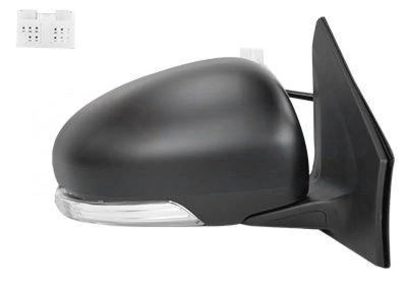 Image of VAN WEZEL 5410818 Wing mirror * HAGUS * Right, Heatable, primed Outside Mirror (50)