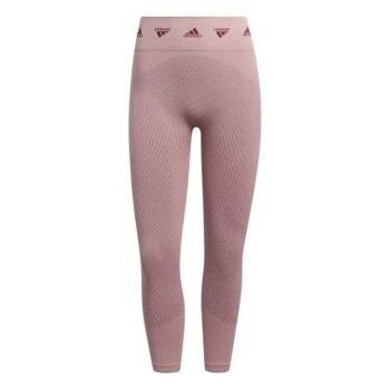 Image of adidas Aeroknit 7/8 Training Tights Womens - Red