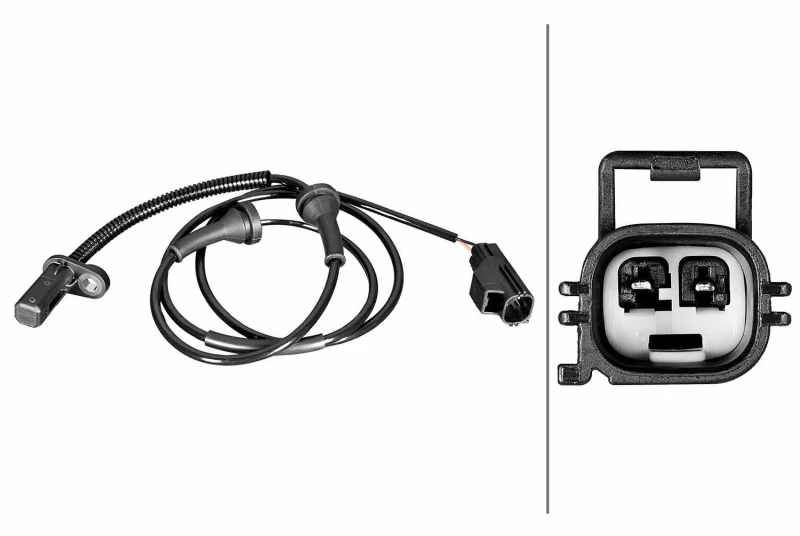 Image of HELLA ABS sensor HELLA 6PU 358 218-421