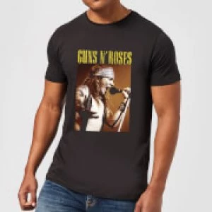 Image of Guns N Roses Axel Live Mens T-Shirt - Black