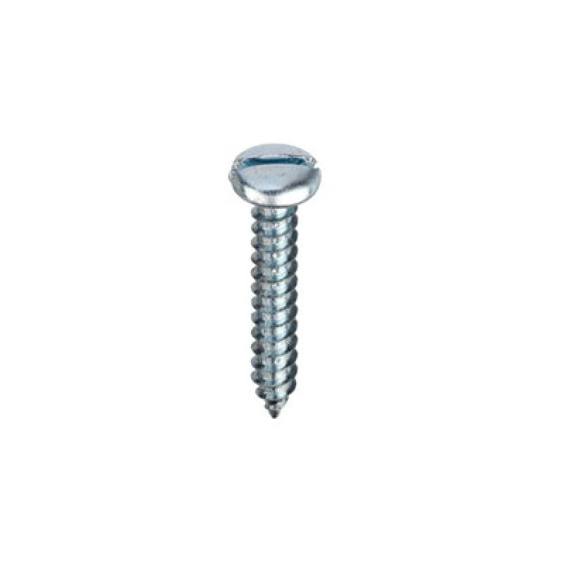 Image of Unifix Self-Tapping Screws Slotted Pan Head Ab Din 7971-C Bzp - 6G X 3/8" (3.5 X 9.5mm) Versatile Fastening Solution - Box Of 1000