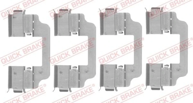 Image of QUICK BRAKE Brake pad fitting kit QUICK BRAKE 109-0153