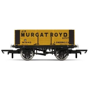 image of Hornby 6 Plank Wagon 'J.O Murgatroyd' No. 1043 Era 2 Model Train