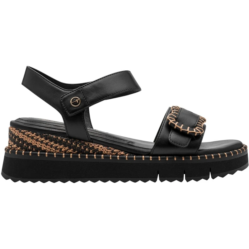 Image of tamaris Womens wedge sandals Tamaris 1-28223-46 Noir Female 38