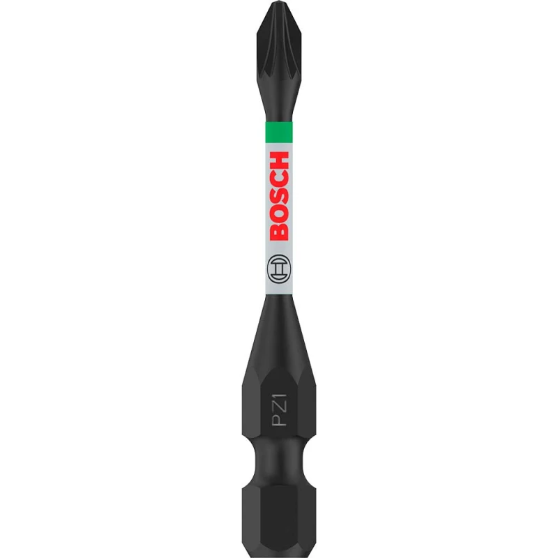 Image of Bosch PRO Impact Control Torsion Pozidriv Screwdriver Bits 2608522543 Type: PZ1