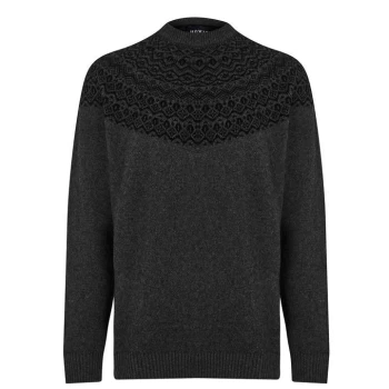 image of Howick Craster Crew Jumper - Grey