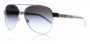 Image of Burberry BE3084 Sunglasses Gunmetal 10038G 57mm