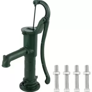 Image of Vevor - Antique Hand Water Pump Pitcher Pump Cast Iron for Yard Ponds Garden Green