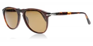 image of Persol PO9649S Sunglasses Tortoise 24/57 Polarized 52mm