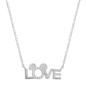 Image of Disney Mickey Mouse Gold Stone Set Necklace NF00337RZWL-18