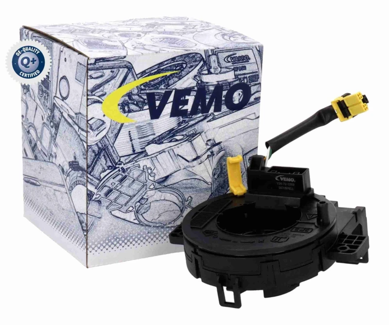 Image of VEMO V26-72-0259 Clock spring Green Mobility Parts Clock spring (4826)