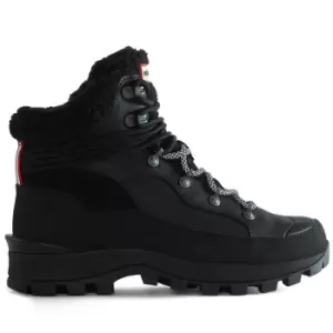 Image of Hunter Womens Explorer Leather Boots Black UK 5
