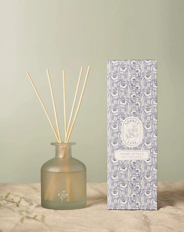 Image of Sophia Lane Sophia Lane Dune Petals Diffuser Blue - Sophia Lane Blue Female ZS42201