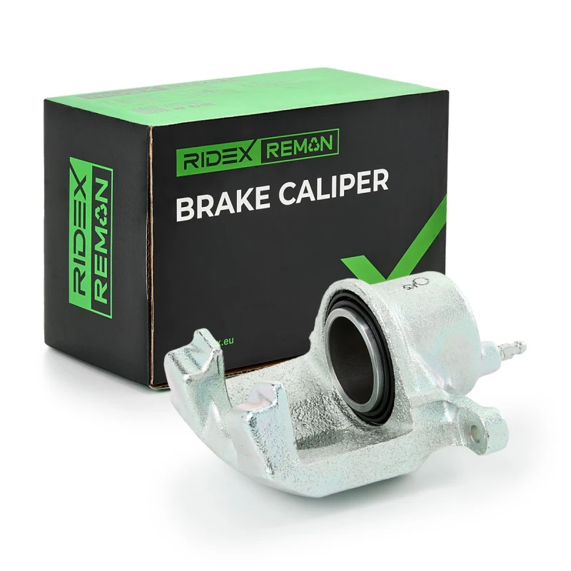 Image of RIDEX REMAN 78B2430R Brake caliper Front Axle, without holder Grey Cast Iron Brake Caliper (78)