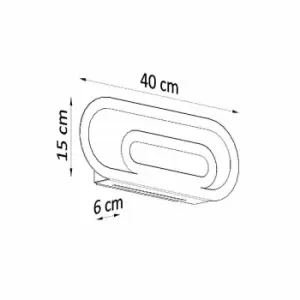 Image of Sollux Wall Lamp Saccon White