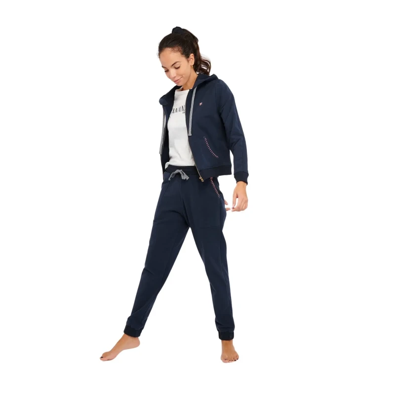 Image of banana moon Womens Hoodie Banana Moon Fresco Modelo Bleu Female XS