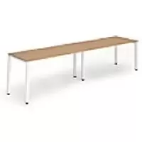 Image of dynamic Computer Desk Evolve Plus BR216BCHW Beech 3200 mm x 800 mm x 730 mm