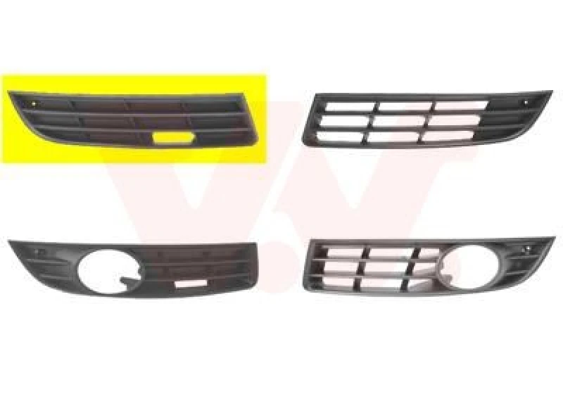 Image of VAN WEZEL Bumper grill VAN WEZEL 5839592