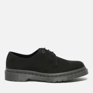 Image of Dr. Martens 1461, Black Milled Nubuck Wp, size: 9, Unisex, Lifestyle Shoes, 27672001