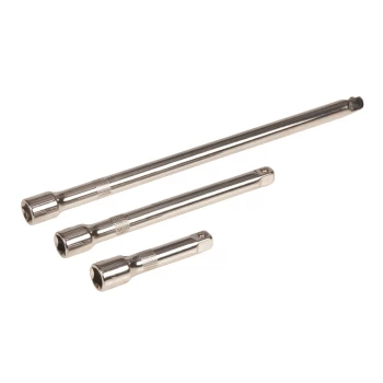 image of Silverline 3 Piece Extension Bar Set - 3/8