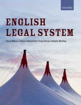 Image of English Legal System by Steve Wilson Paperback