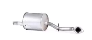 Image of ASMET Rear silencer TOYOTA 20.020 174300J030 End silencer,Rear exhaust silencer,Rear muffler,Muffler silencer,Exhaust muffler silencer,Exhaust muffler