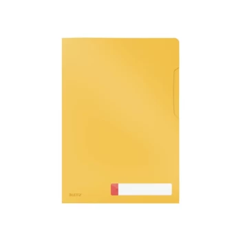 Image of Cosy Privacy Folder A4, Warm Yellow - Outer Carton of 12